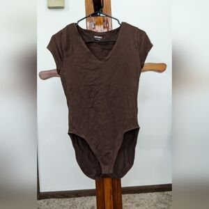 Old Navy Brown Bodysuit Size Medium